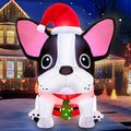 zukakii 5FT Christmas Inflatables Decorations Outdoor Built-in Bright LEDs, Cute Christmas Blow Up Yard