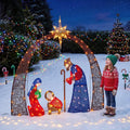 54 in Lighted Nativity Arch Set, Christmas outdoor decoration